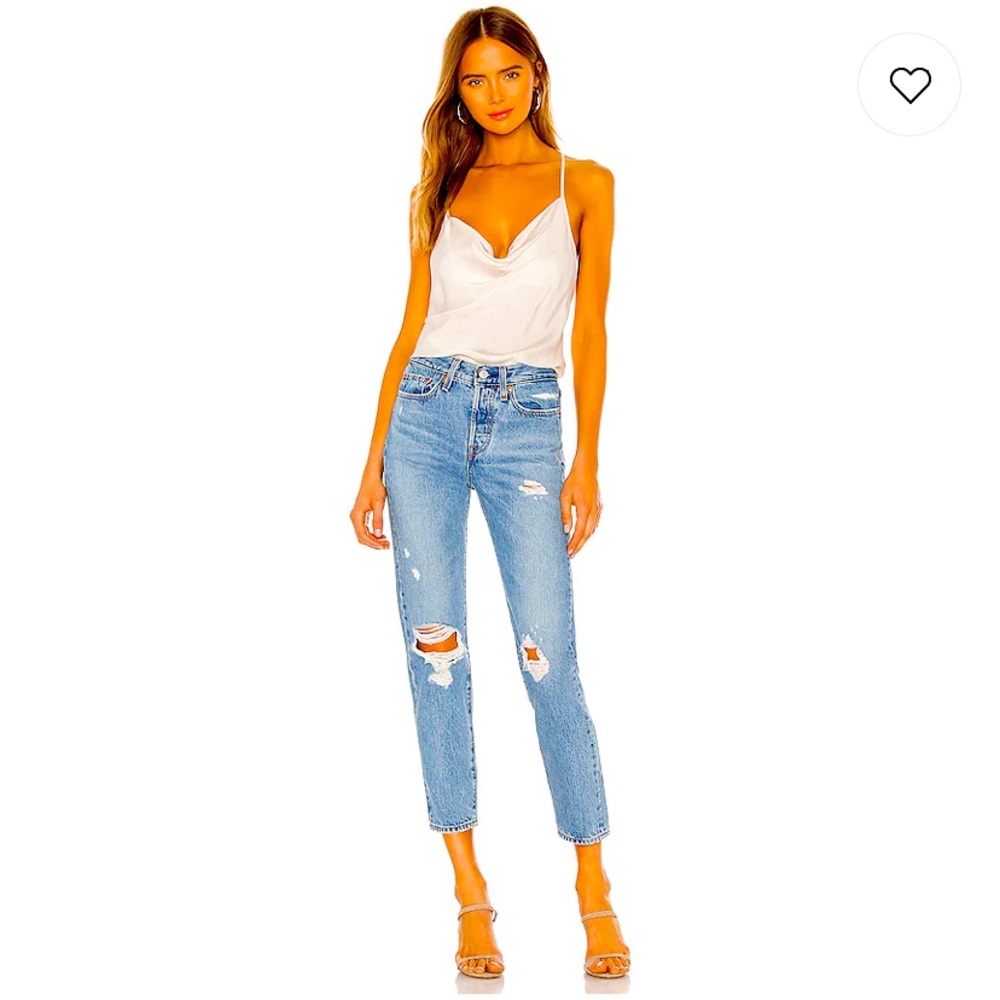 Levi’s 501 jeans 5 button fly distressed